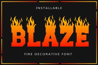 Blaze Font: a Bold Choice for Modern Design Projects