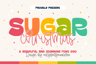 Sugar Christmas Duo Font for Creative Holiday Designs