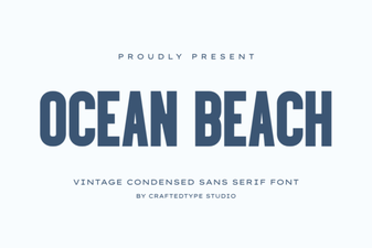 Ocean Beach Font Inspiration for Coastal Design Projects