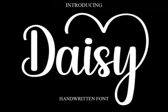 Design Ideas & Uses for the Daisy Font