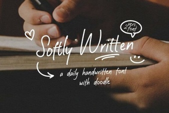 Softly Written Fonts for Modern, User-Friendly Design