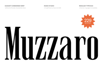 Muzzaro Font: Modern Typography for Creative Projects
